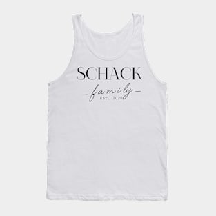 Schack Family EST. 2020, Surname, Schack Tank Top